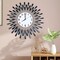 Luxury Large Wall Clock 3D Metal Living Room Feather Wall Watch Home Decor
